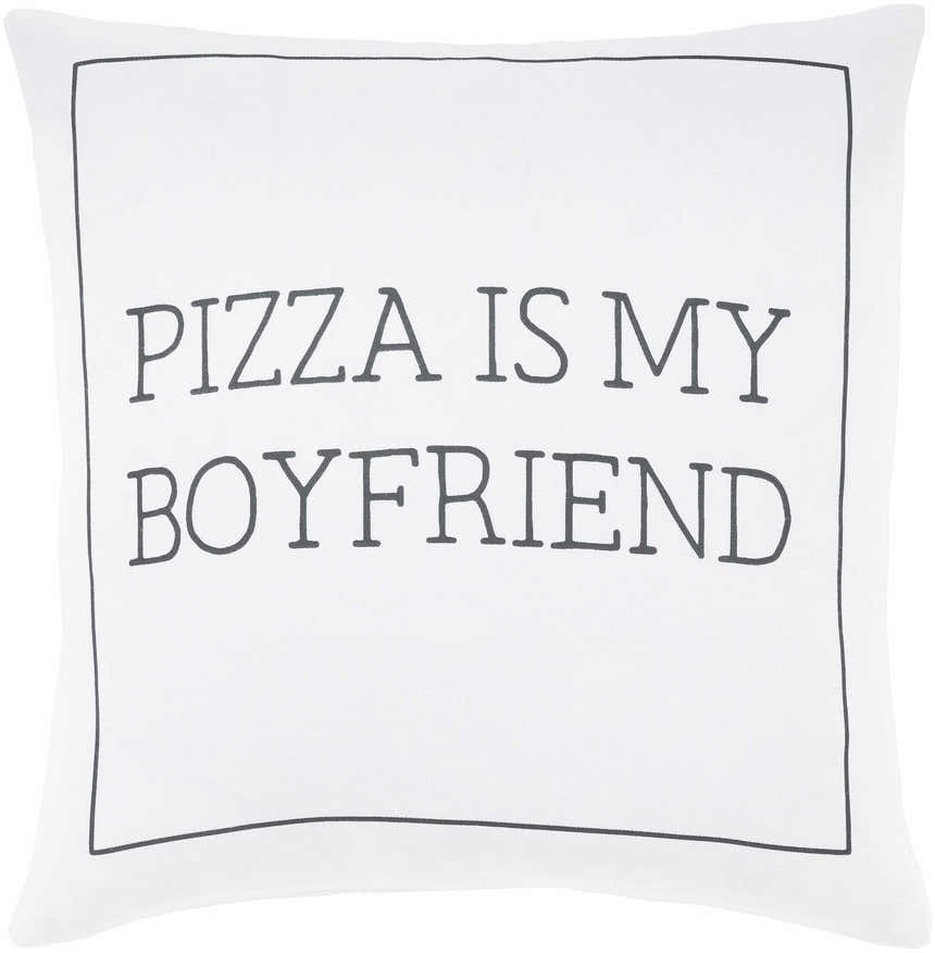 Annona Pizza is My Boyfriend Throw Pillow - Clearance