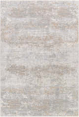 Close-up of the Avani Thick Luxe Boutique Rug, showcasing its dark gray, gray, and nutmeg abstract design. Design-Rectangle-575