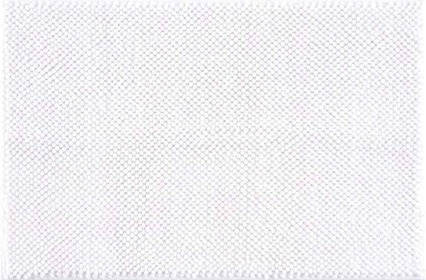 Washable Bath Mat, White