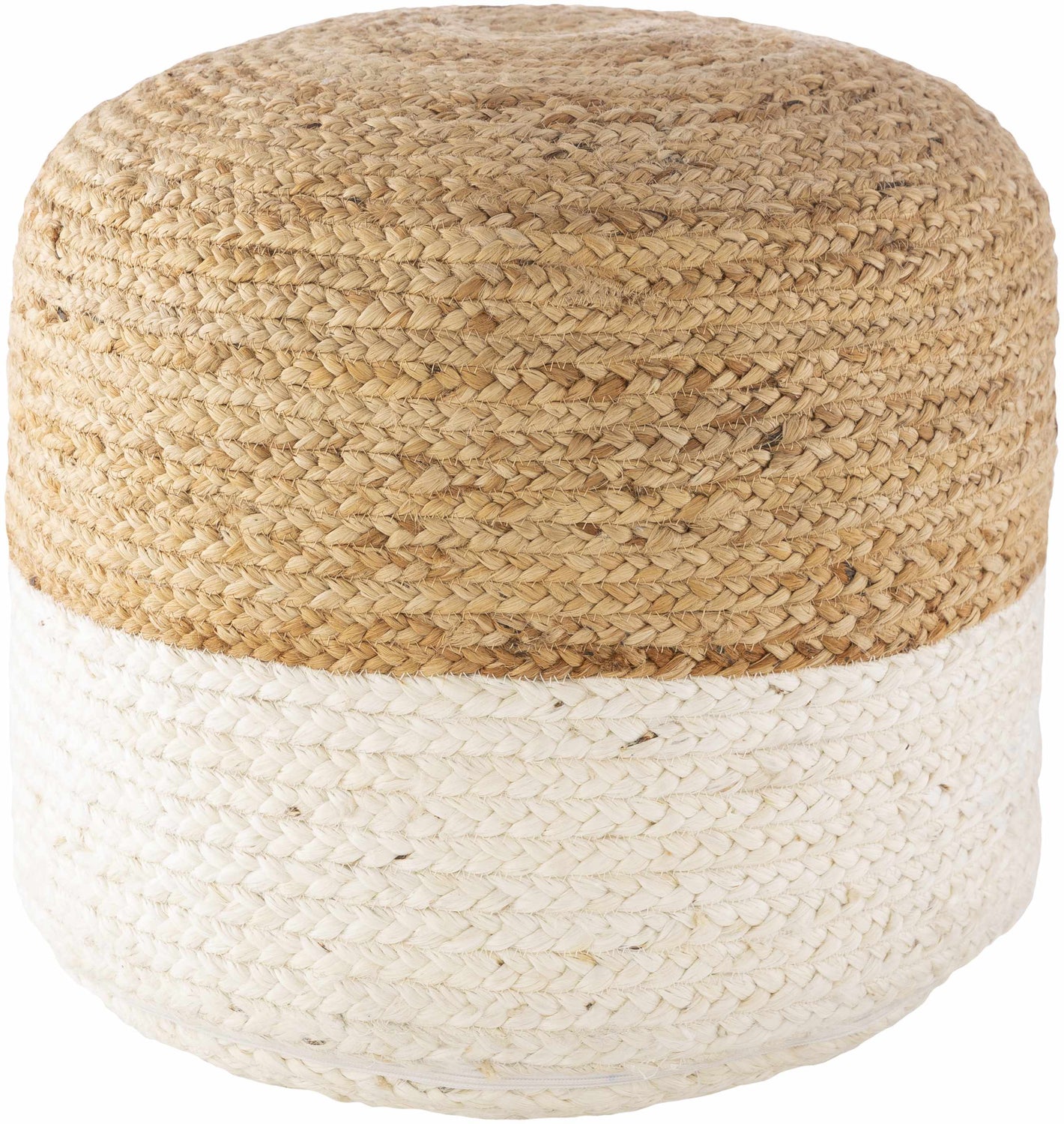 Birkdale 18ft Cylinder Jute Pouf - Clearance