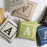 Wanguri Letter A Throw Pillow - Clearance