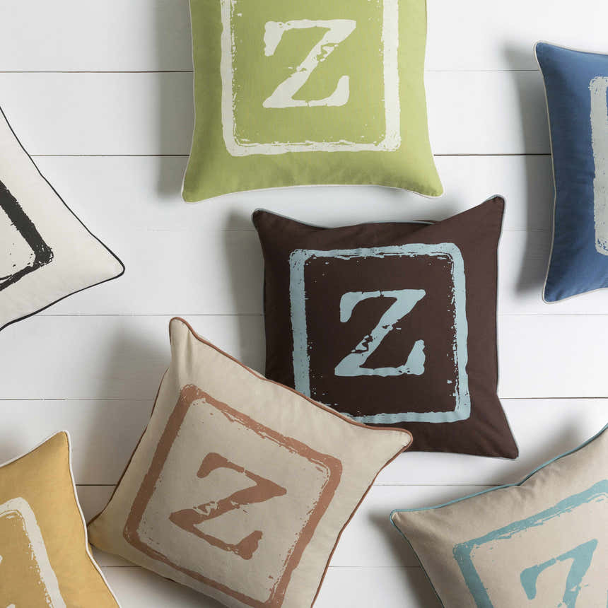 Coity Letter Z Throw Pillow - Clearance