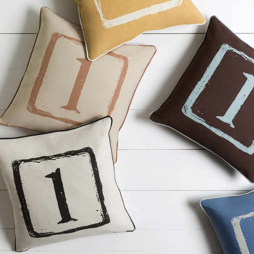 Taigum Number 1 Throw Pillow - Clearance