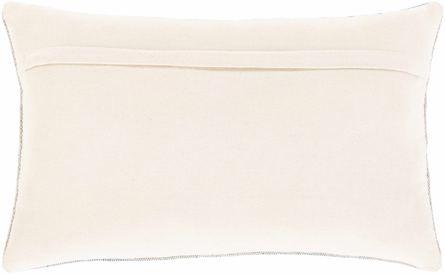 Boyanup Cream Geometric Embroidery Lumbar Pillow - Clearance