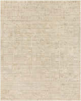 Close up of the Burlington Clearance Rug in oatmeal, sage, and taupe with a geometric, farmhouse design. Design-Rectangle-810