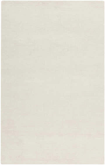 Close-up of a light beige Brockton rug. The hand-loomed wool rug has a subtle striped texture. Design-Rectangle-58
