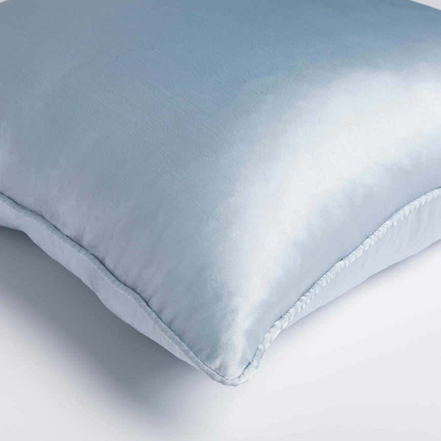Bishopbriggs Light Blue Solid Throw Pillow - Clearance