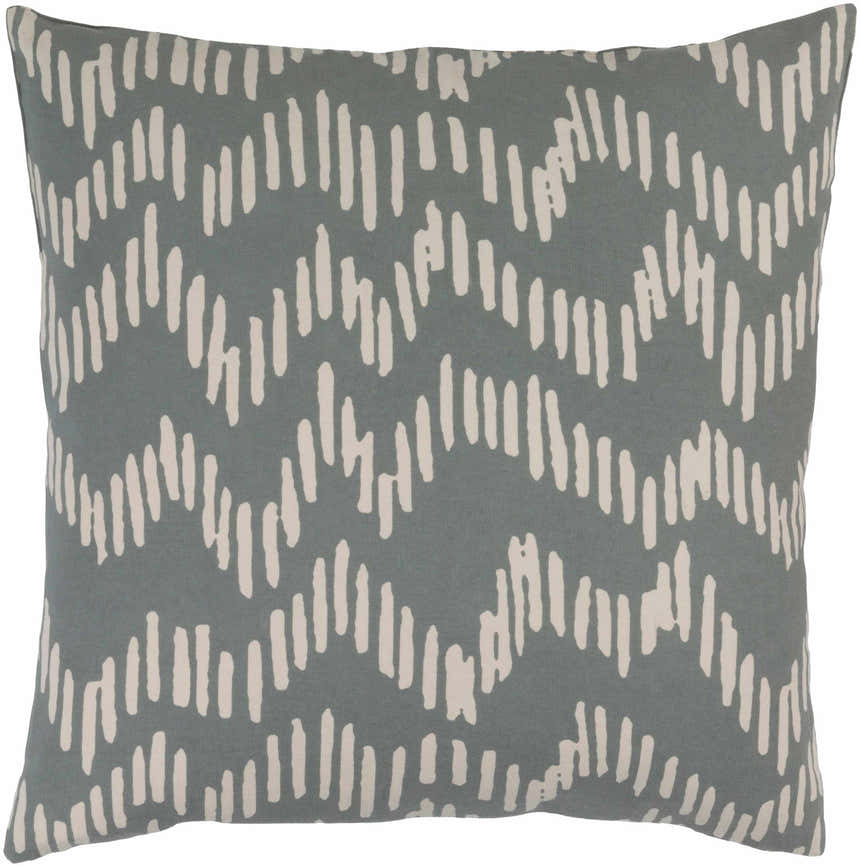 Buccan Gray Geometric Accent Pillow - Clearance