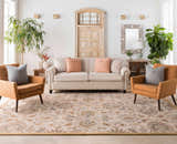 Croydon Dusty Coral Square Throw Pillow - Clearance