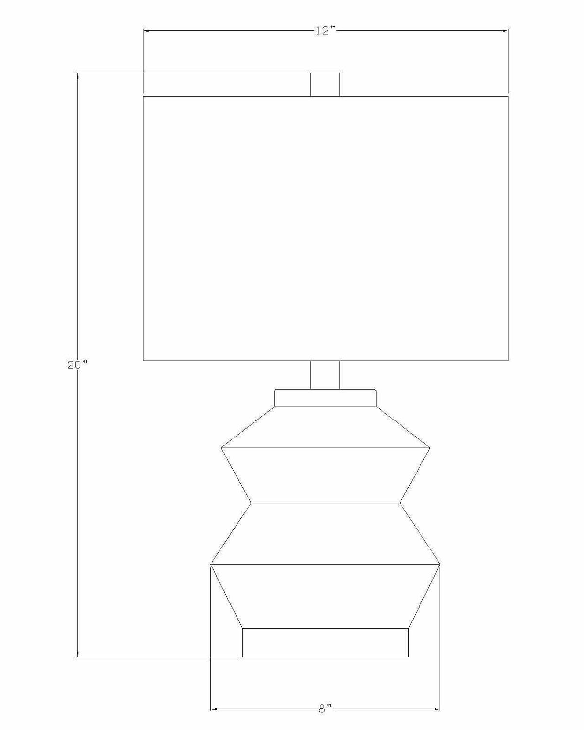 Coxquihui White Table Lamp - Clearance