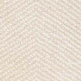 Close-up of the Ceiba Carpet showing a textured, hand-knotted weave in beige and ivory. Contemporary style. Swatch