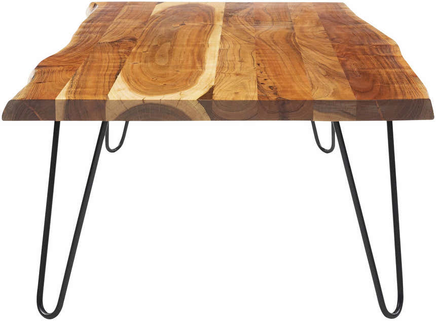 Chulakivka Acacia Wood Industrial Coffee Table - Clearance