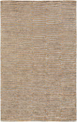 Close-up of the Colona Area Carpet. Brown viscose rug with a contemporary pale blue geometric pattern. Hand-knotted texture. Design-Rectangle-58