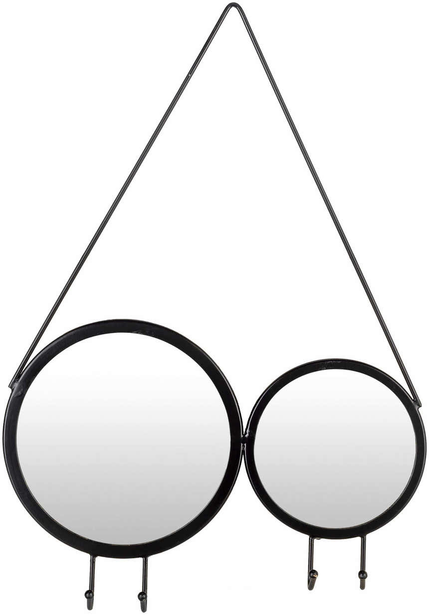 Cotmon Black Iron Frame Mirror - Clearance