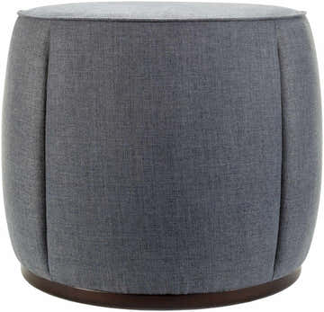 Corbarieu Dark Red Ottoman - Clearance