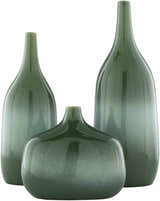 Cinigiano Green Outdoor Vase