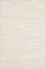 Close-up of the Cypress Cream Textured Wool Rug, showing its woven texture and subtle, neutral color variations. Design-Rectangle-576