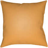 Halloween Eek Print Mustard Outdoor Pillow