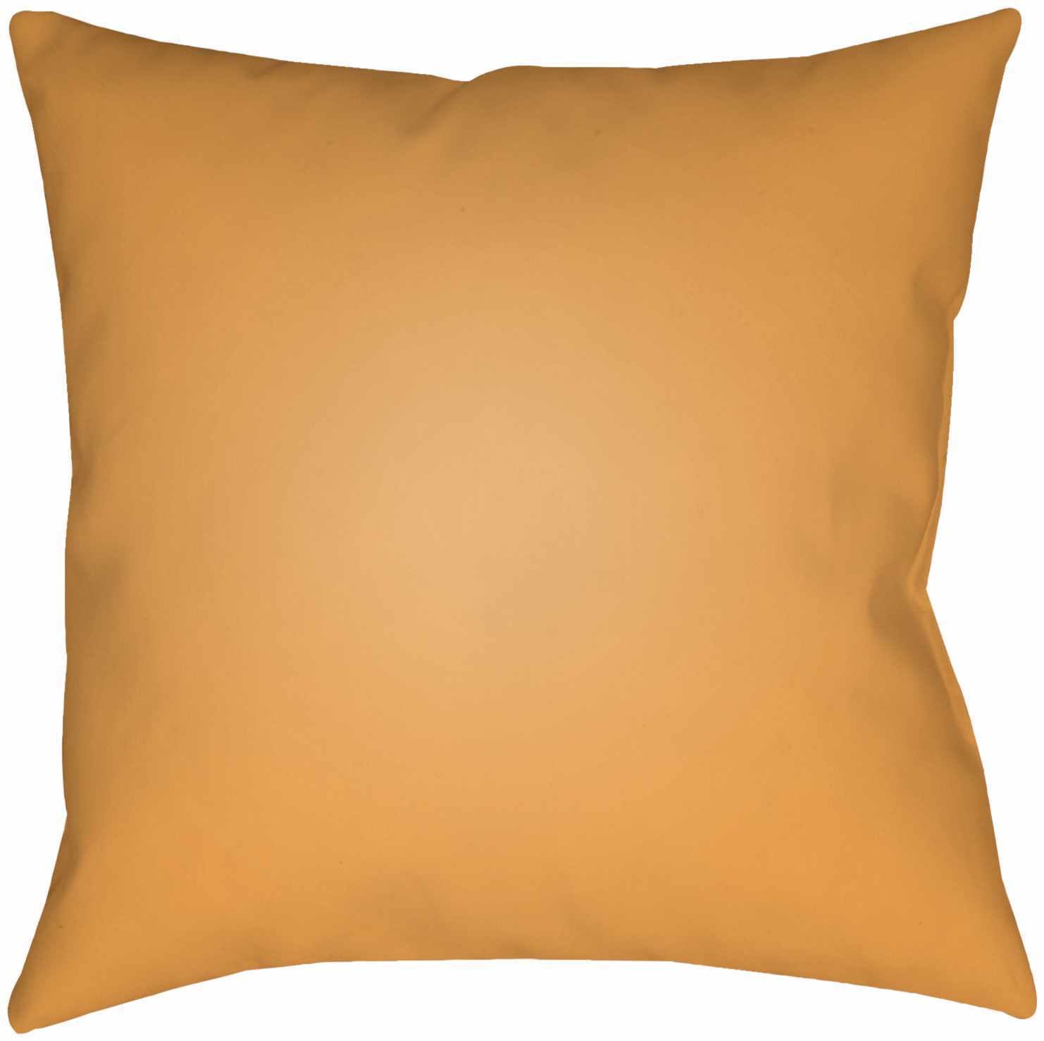 Halloween Eek Print Mustard Outdoor Pillow