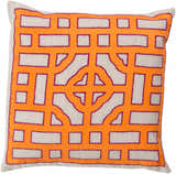 Elkatawa Orange Geometric Square Throw Pillow - Clearance