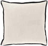 Enmore Black Botanical Accent Pillow - Clearance