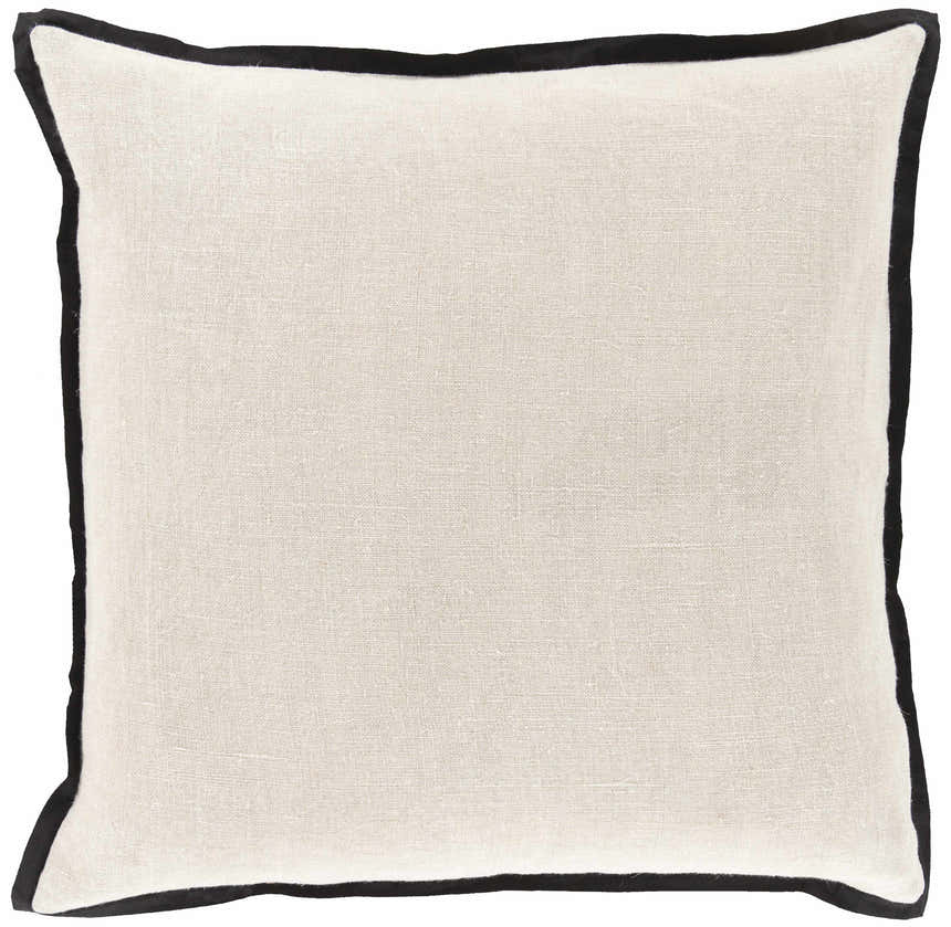 Enmore Black Botanical Accent Pillow - Clearance
