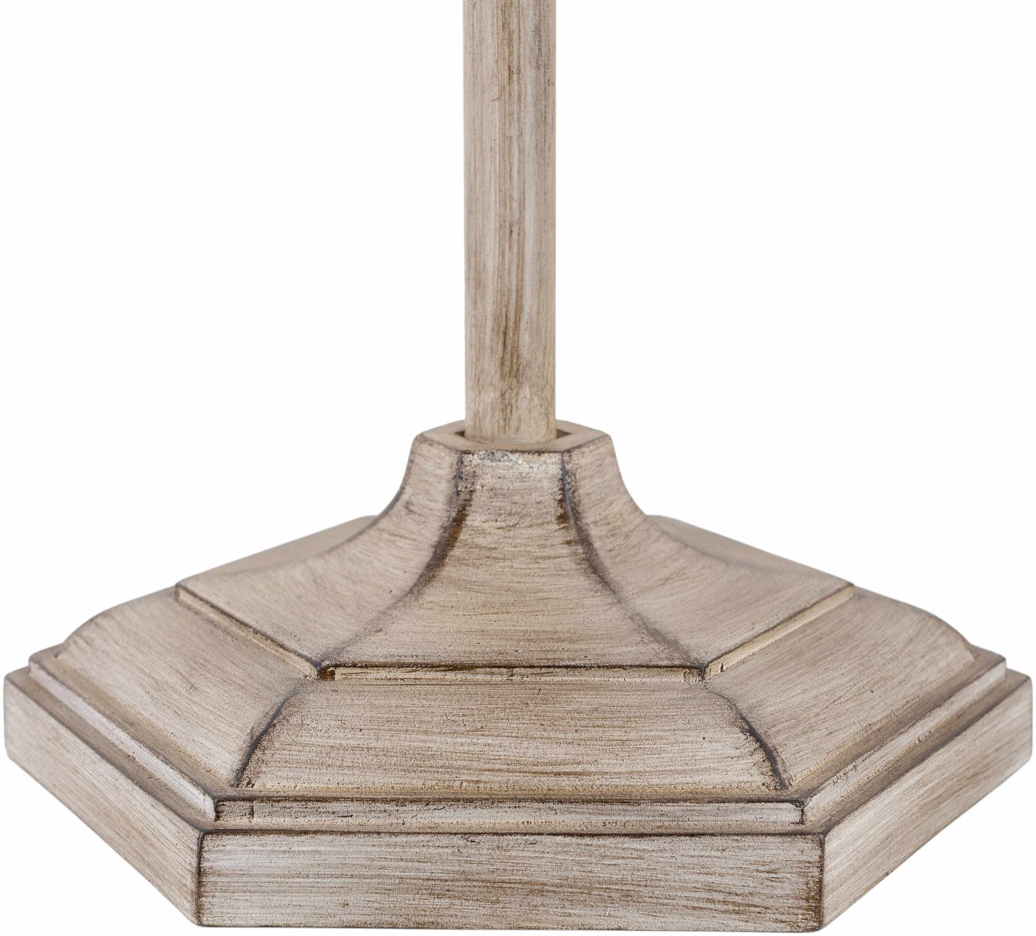Esmeralda Resin Gray & Beige Floor Lamp
