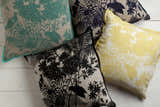 Enmore Black Botanical Accent Pillow - Clearance