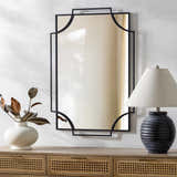 Golasecca Black Frame Mirror - Clearance