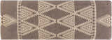 Greymouth Patterned Cushioned Wood Bench