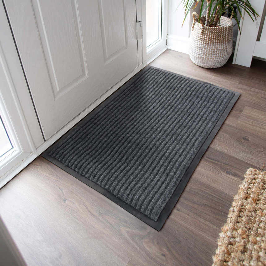 Basic Outdoor Mat, Gray - Clearance