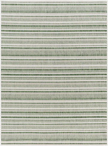 Close-up of Gram Striped Nordic Rug featuring a linear striped pattern in shades of gray and brown. Design-Rectangle-5377