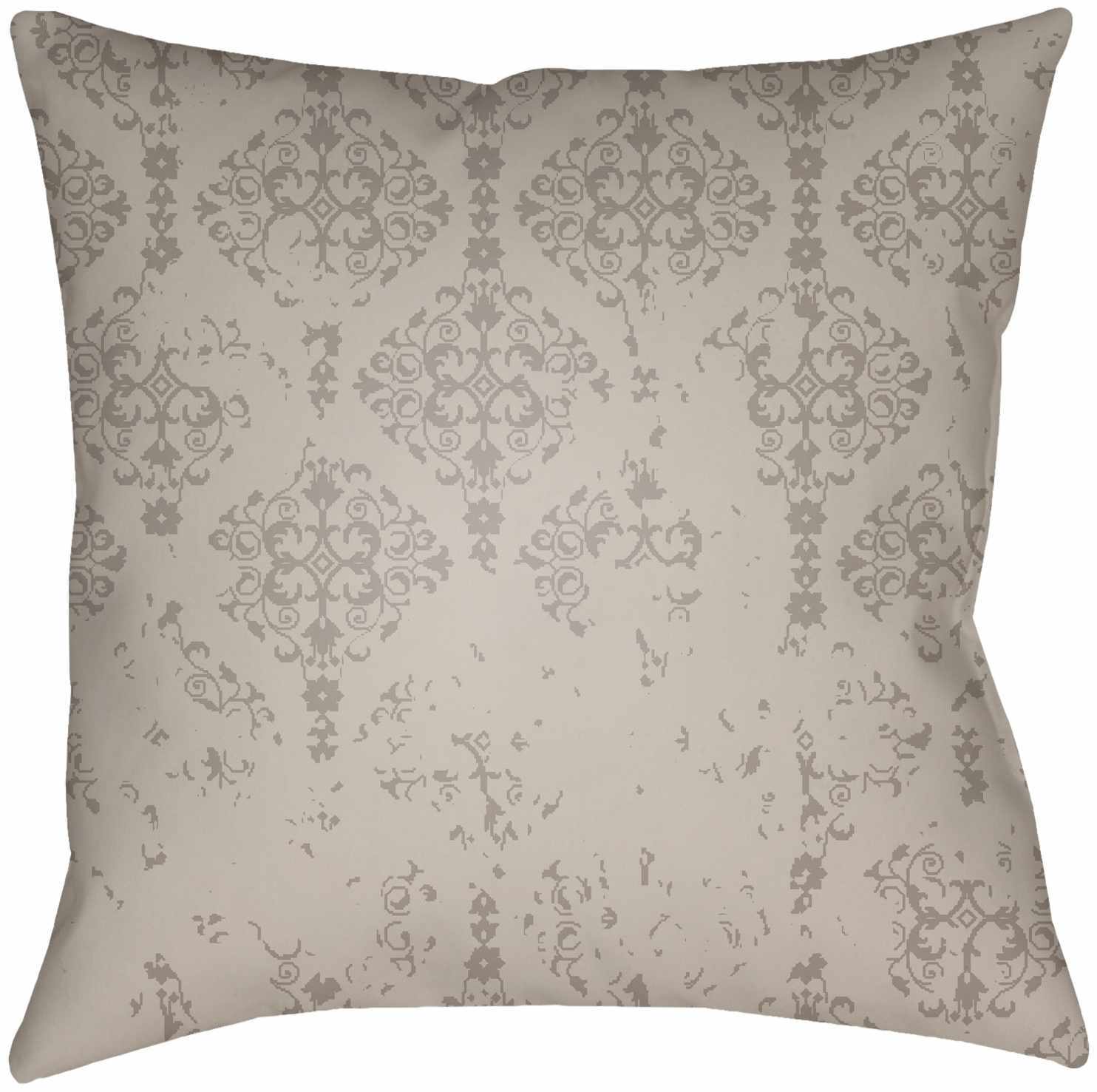 Gazi Vintage Damask Accent Outdoor Pillow