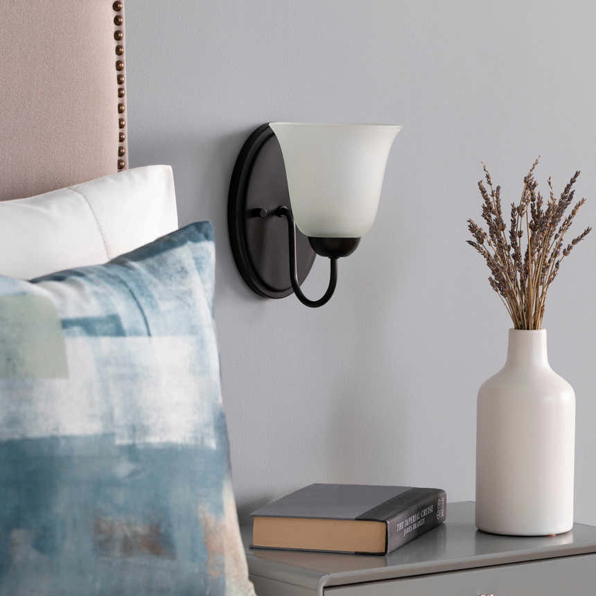Heysham Black Iron Wall Sconce - Clearance