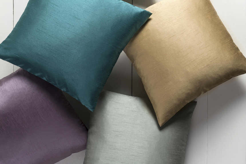 Shawneetown Plum Square Throw Pillow - Clearance