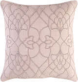 Hundleton Mauve Beaded Geometric Throw Pillow - Clearance