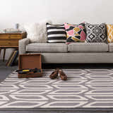 Kilmaurs Pink&Black Geometric Burst Throw Pillow - Clearance