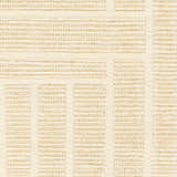 Close-up of the Kelburn Area Rug showing a textured, hand-woven design in light slate and gray wool. Swatch