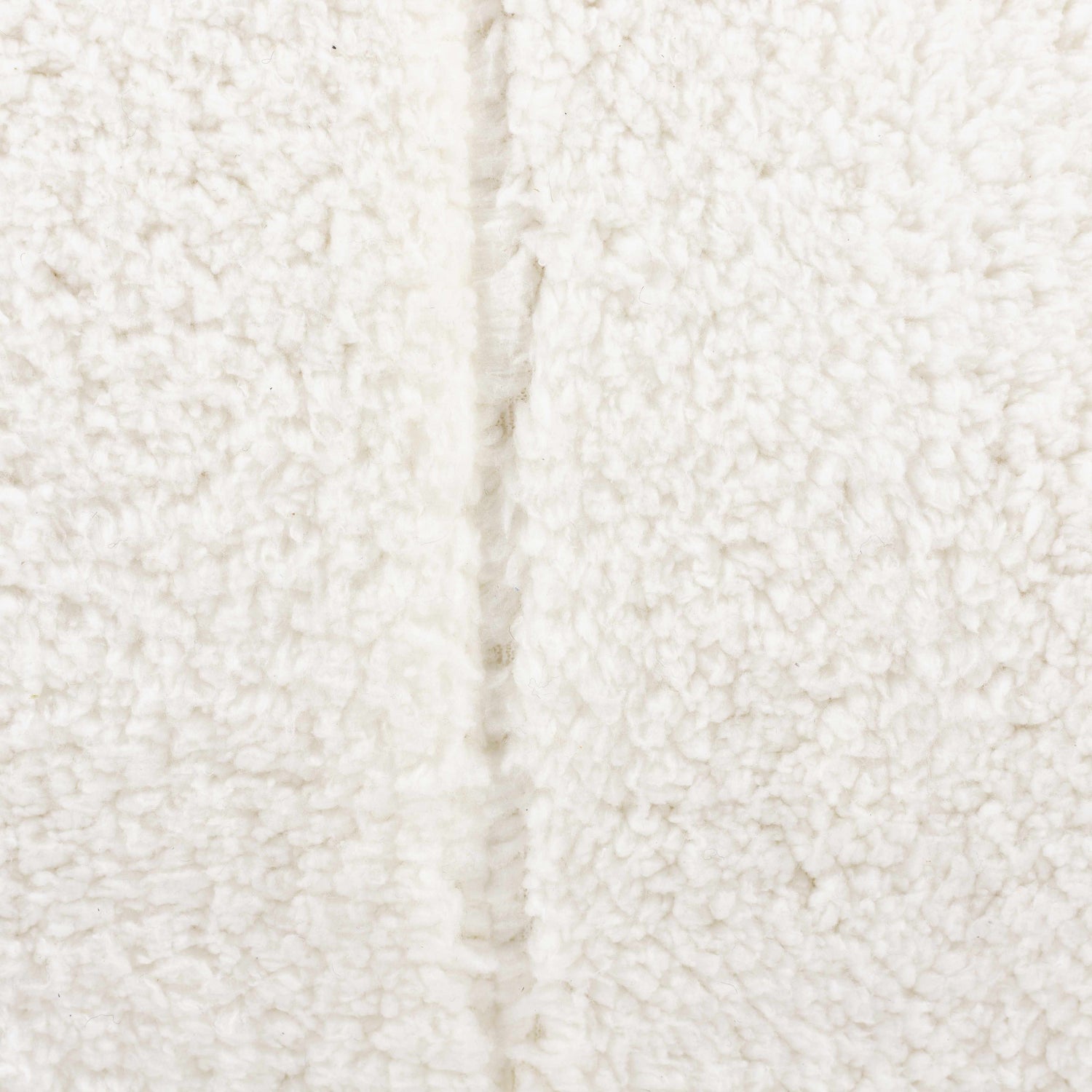 Kilrush White Plush Floor Pillow - Clearance