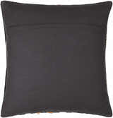 Tavren Brown Black and Ivory Diagonal Stripe Rustic Hair On Hide Accent Pillow - Clearance