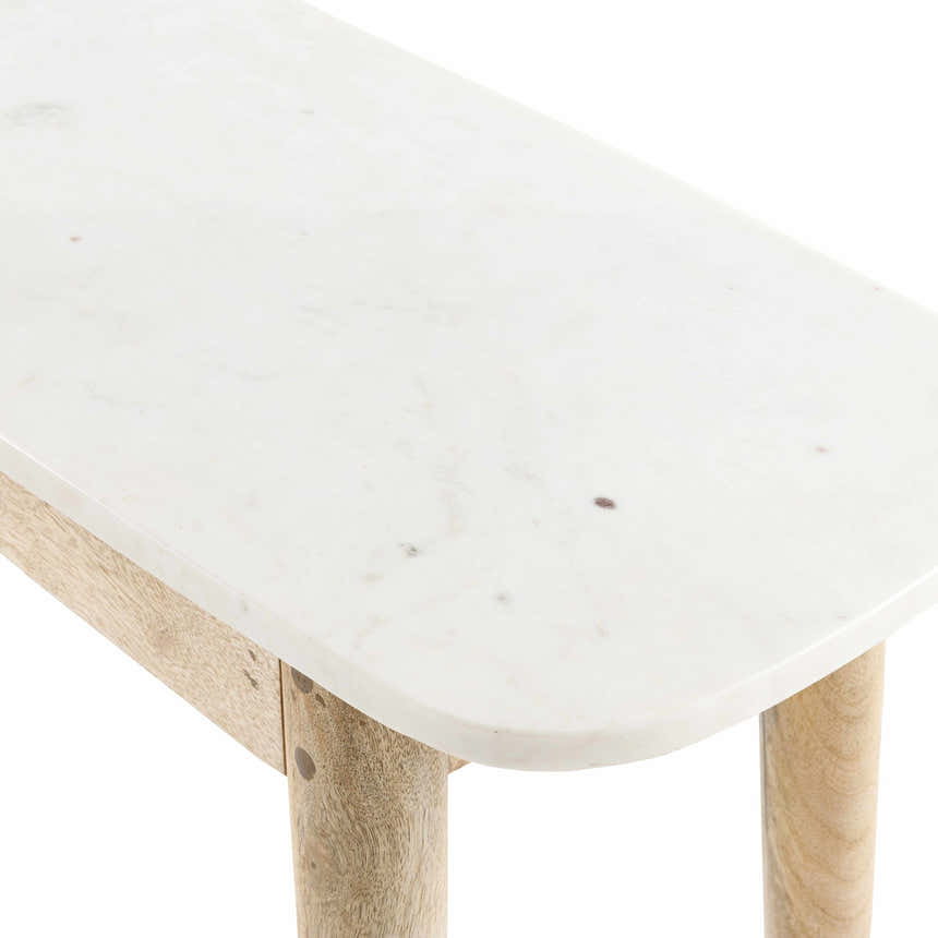 Kudanding Marble Top Console Table - Clearance