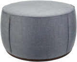 Kishanpur Gray Ottoman - Clearance