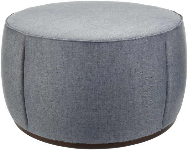 Kishanpur Gray Ottoman - Clearance