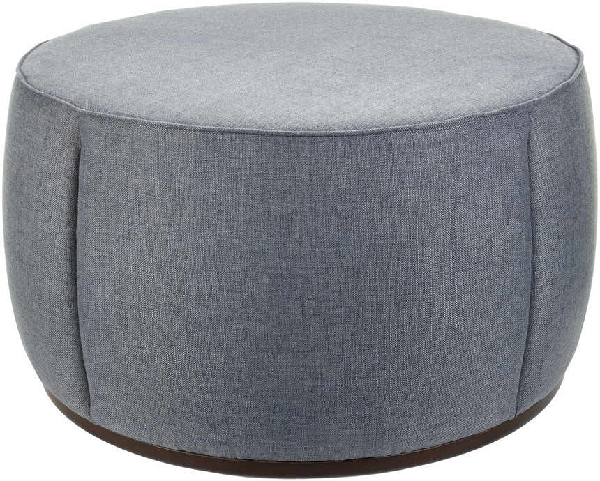 Kishanpur Gray Ottoman - Clearance
