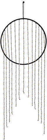 Malacampa Black Beaded Wall Hanging - Clearance