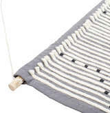 Mansura Gray and White Patterned Wall Hanging