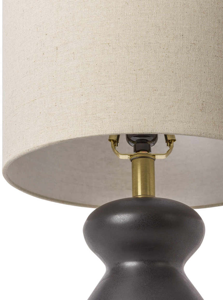 Mallapuram Black Table Lamp