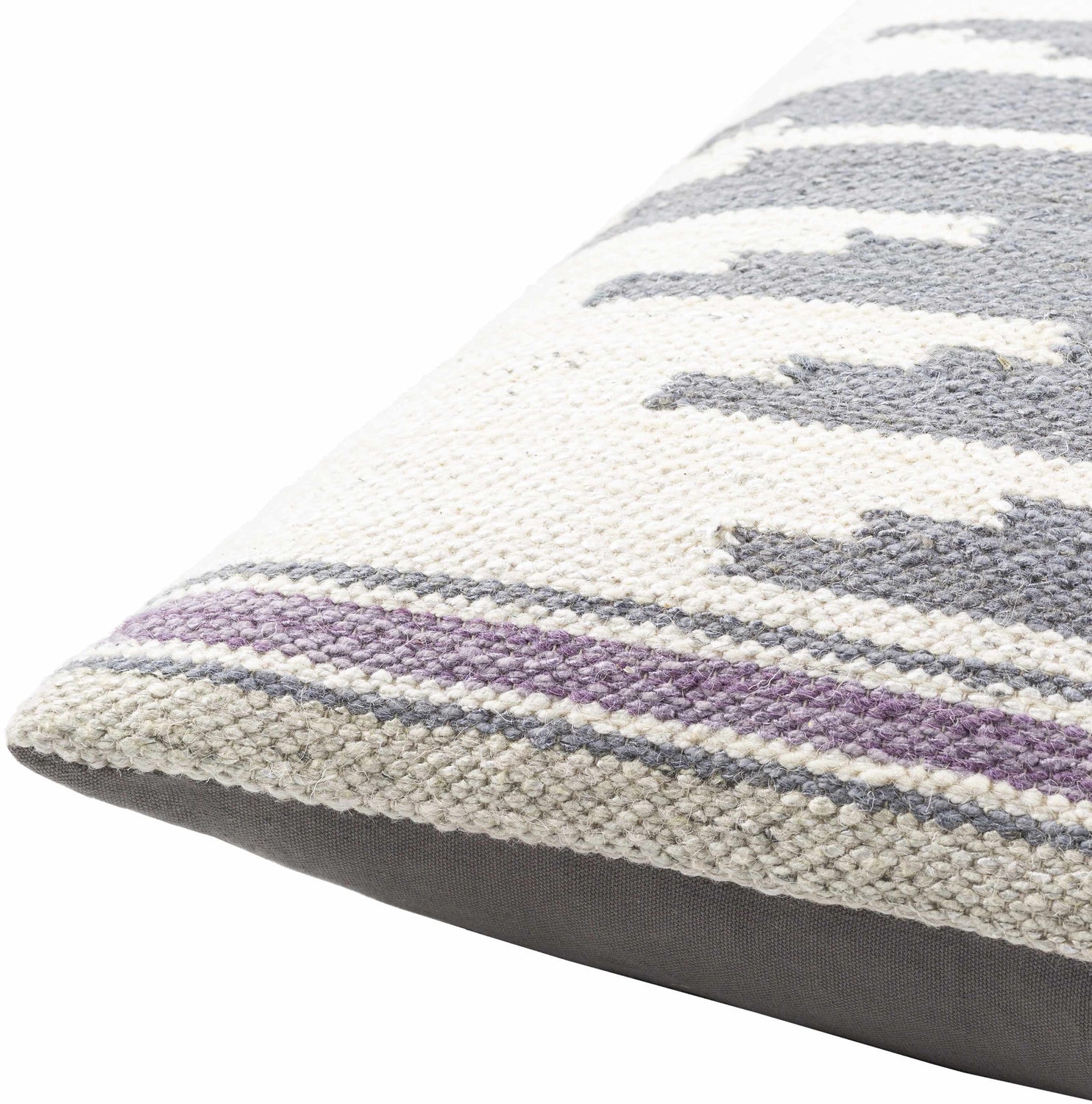 Montevista Cream Tribal Pattern Throw Pillow - Clearance