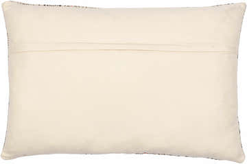 Moosic Beige Geometric Lumbar Pillow - Clearance