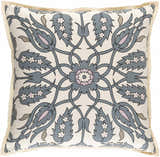 Martelle Blue Floral Throw Pillow - Clearance